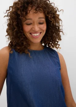 bonprix Top en jean de coton|Femme Chemisiers|T-Shirts & Tops