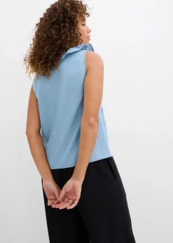 bonprix Top en jean de coton|Femme Chemisiers|T-Shirts & Tops