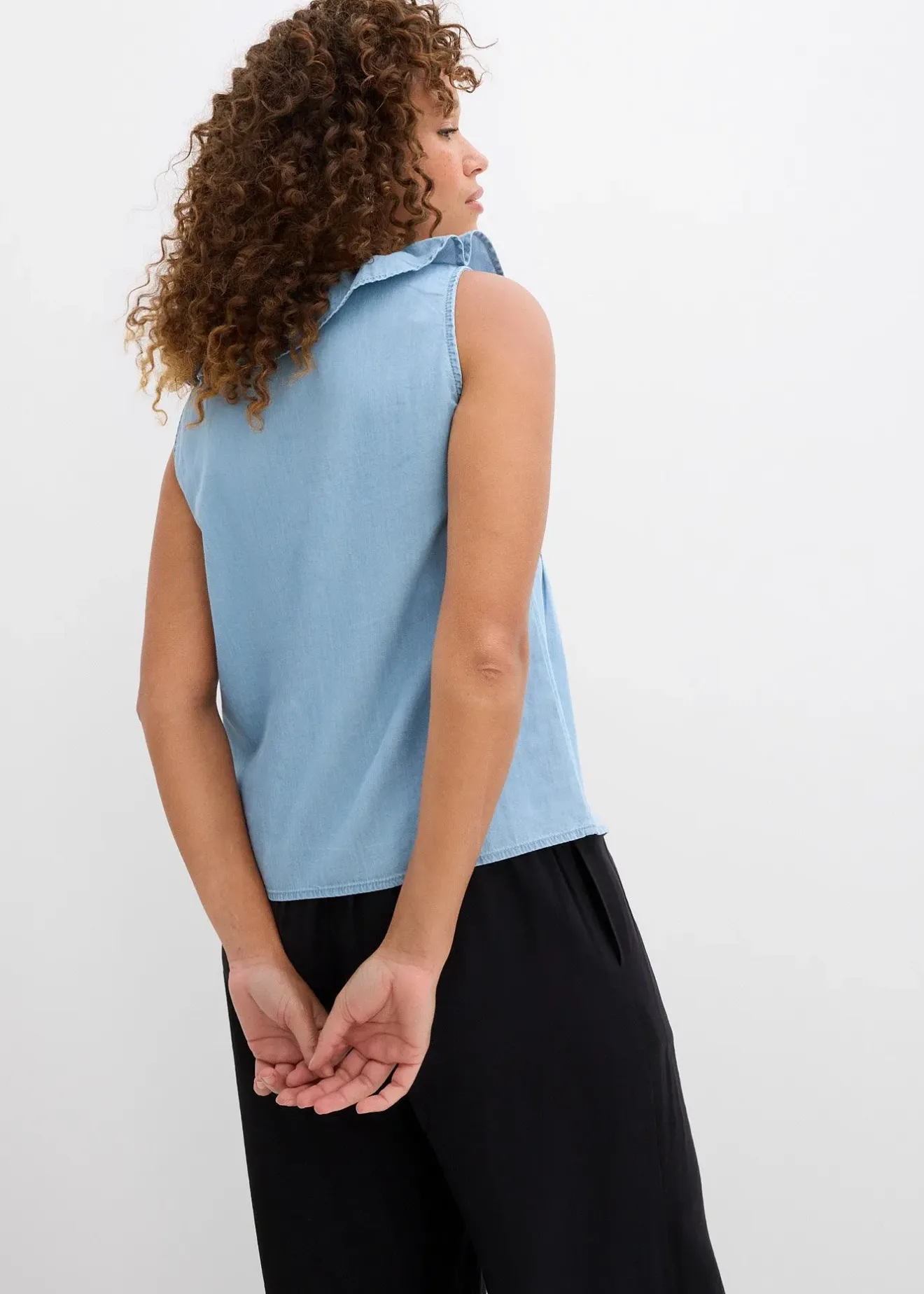 bonprix Top en jean de coton|Femme Chemisiers|T-Shirts & Tops