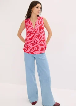 bonprix Top en jersey viscose doux|Femme T-Shirts & Tops