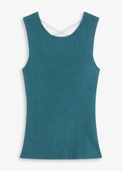 bonprix Top en maille avec un lien brillant|Femme Maille|T-Shirts & Tops