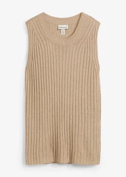 Femme bonprix Maille|Deux Pièces & Ensembles|Top en maille de viscose mélangée