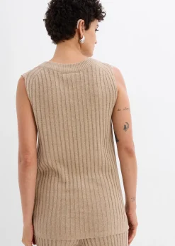 Femme bonprix Maille|Deux Pièces & Ensembles|Top en maille de viscose mélangée