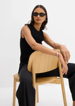 Femme bonprix Maille|T-Shirts & Tops|Top en maille de viscose mélangée