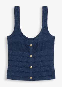 Femme bonprix Maille|T-Shirts & Tops|Top en maille métallisée