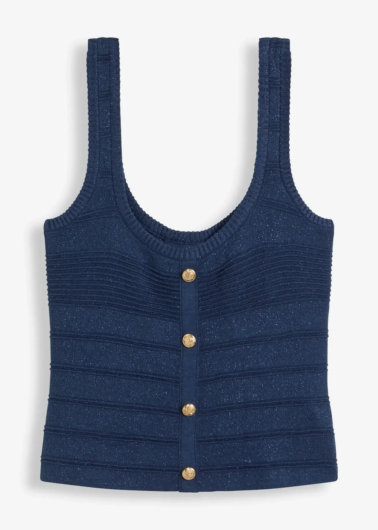 Femme bonprix Maille|T-Shirts & Tops|Top en maille métallisée