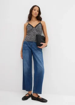 Femme bonprix T-Shirts & Tops|Top en mesh à fines bretelles