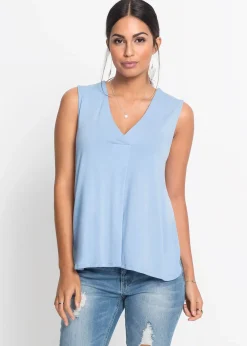 bonprix Top en viscose douce et extensible|Femme T-Shirts & Tops