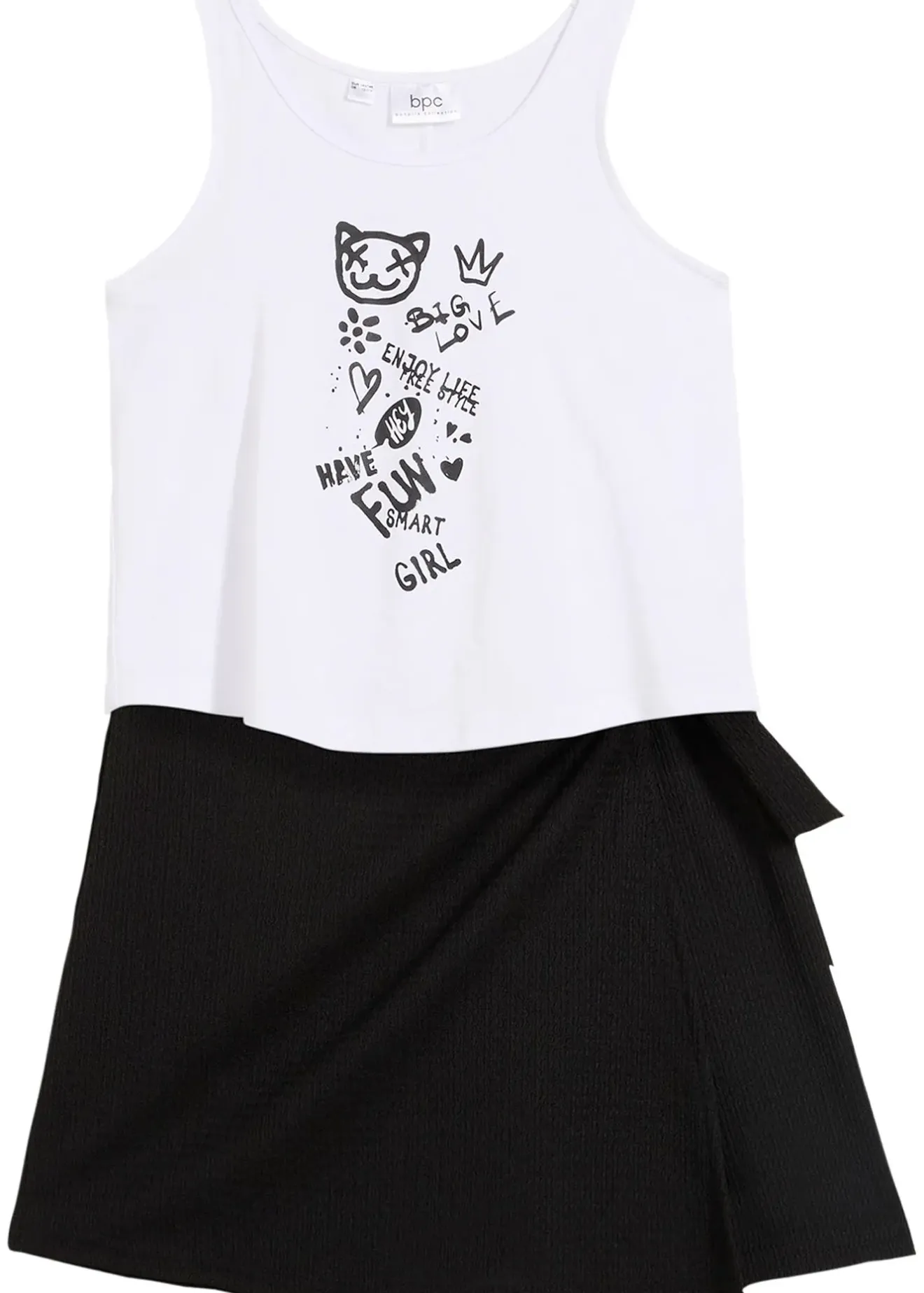 Enfant bonprix Vêtements Enfant|Filles 9-16 Ans·Shorts|Top et jupe fille (ens. 2 pces)