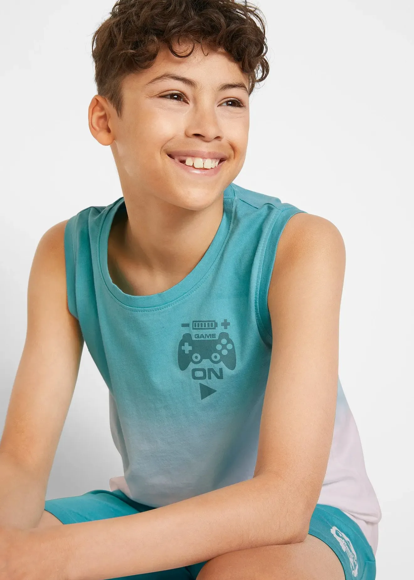 bonprix Top et short enfant (Ens. 2 pces.)|Enfant Vêtements Enfant|Garçons 9-16 Ans·Shorts