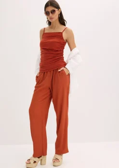 Femme bonprix T-Shirts & Tops|Top froncé à fines bretelles