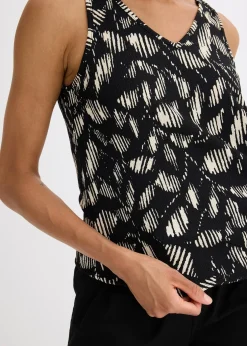 bonprix Top imprimé en jersey texturé|Femme T-Shirts & Tops