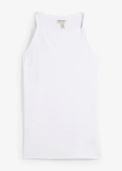 Femme bonprix T-Shirts & Tops|Top long en coton extensible