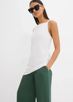 Femme bonprix T-Shirts & Tops|Top long en coton extensible