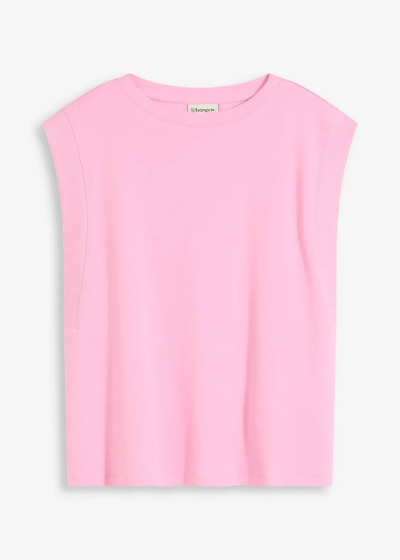 Femme bonprix T-Shirts & Tops|Top oversize avec mancherons en bord-côte