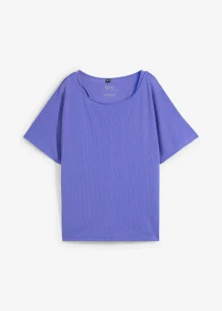 Femme bonprix Vêtements De Sport|T-Shirts & Tops|Top sportif avec haut en mesh (ens. 2 pces)