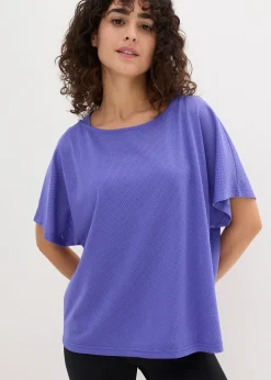 Femme bonprix Vêtements De Sport|T-Shirts & Tops|Top sportif avec haut en mesh (ens. 2 pces)