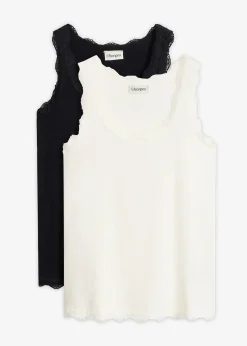 Femme bonprix T-Shirts & Tops|Tops à dentelle