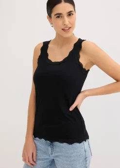 Femme bonprix T-Shirts & Tops|Tops à dentelle