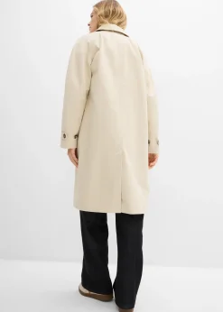 Femme bonprix Vestes & Manteaux|Trench à boutonnage simple