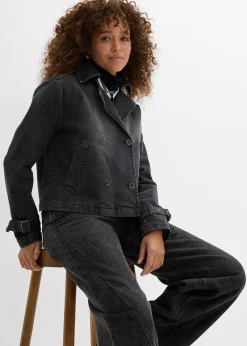 Femme bonprix Vestes & Manteaux|Trench court en denim