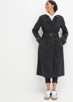 bonprix Trench en jean|Femme Vestes & Manteaux
