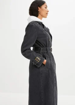 bonprix Trench en jean|Femme Vestes & Manteaux