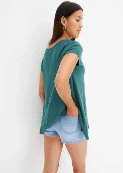 Femme bonprix T-Shirts & Tops|T-shirt à base asymétrique