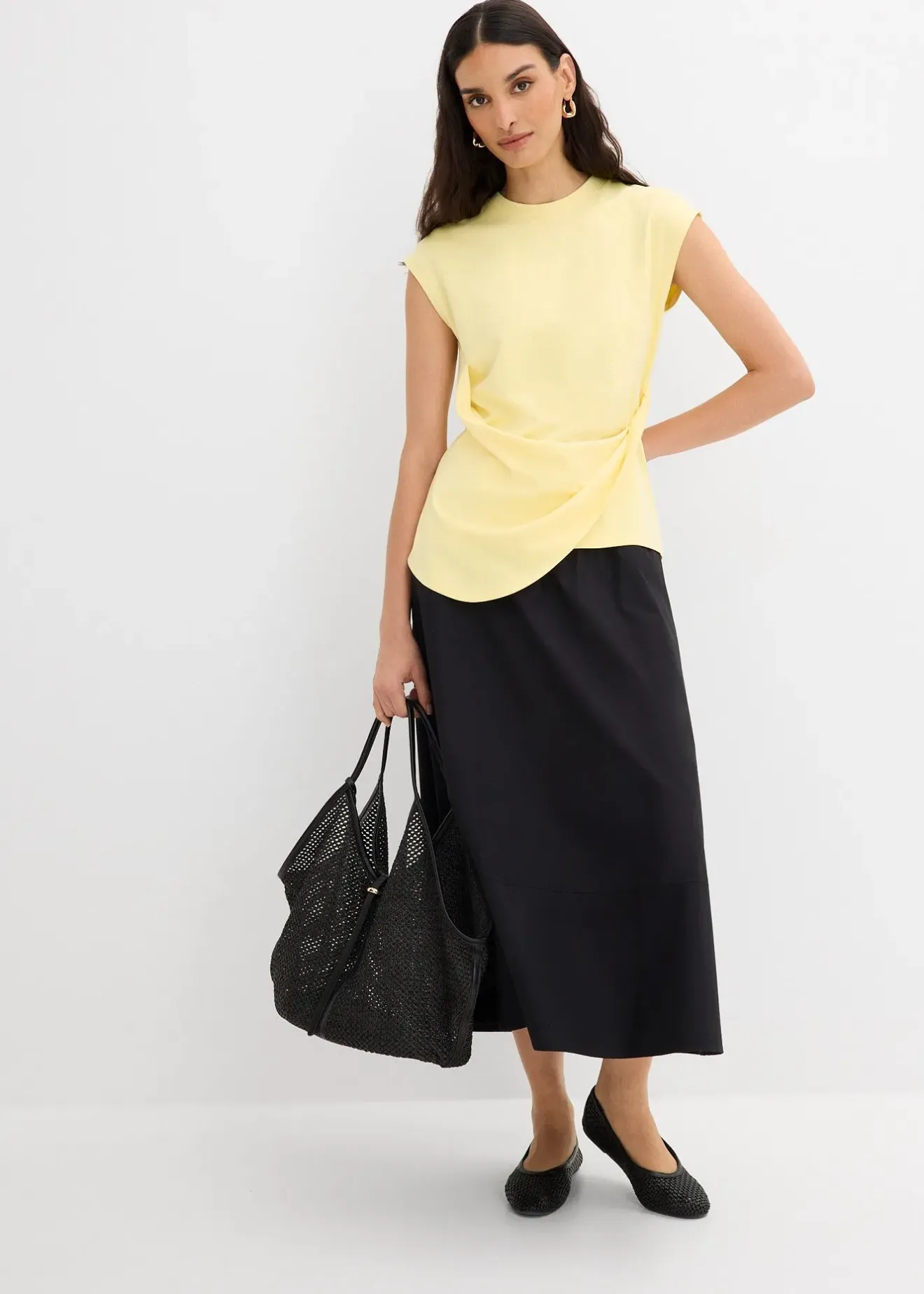 bonprix T-shirt à base asymétrique|Femme T-Shirts & Tops