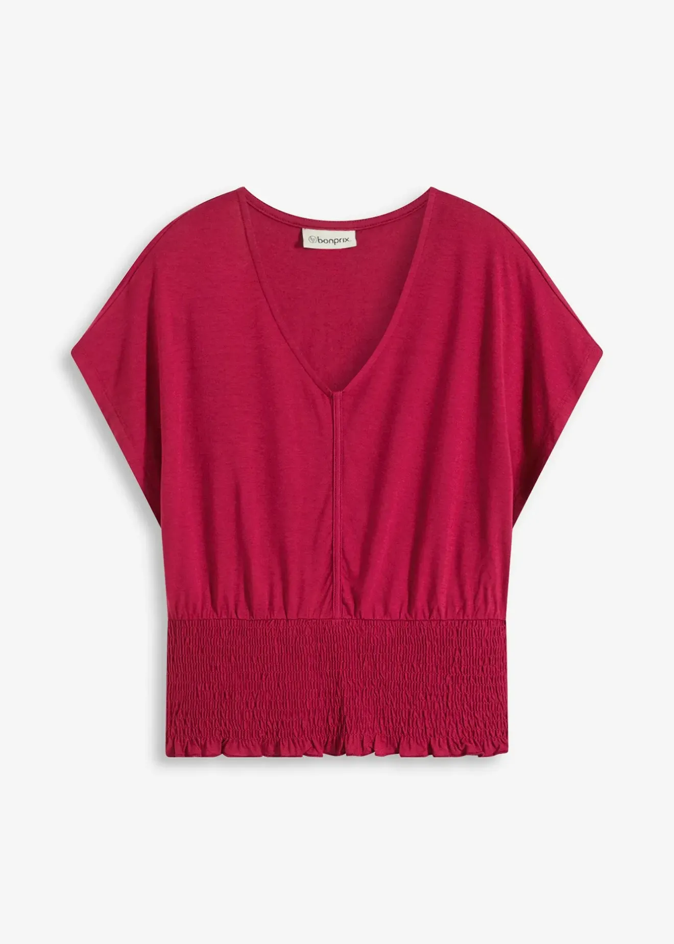 bonprix T-shirt à base smockée|Femme T-Shirts & Tops