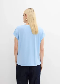 Femme bonprix T-Shirts & Tops|T-shirt à bordure satinée
