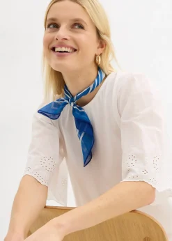 bonprix T-shirt à broderie anglaise|Femme T-Shirts & Tops