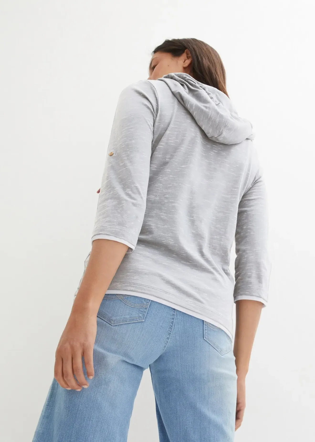 Femme bonprix T-Shirts & Tops|T-shirt à capuche