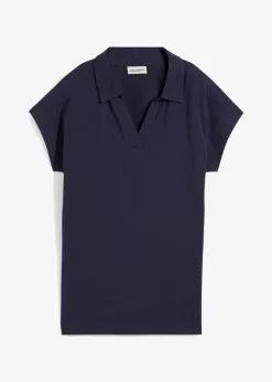 bonprix T-shirt à col polo ouvert|Femme T-Shirts & Tops