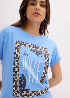 bonprix T-shirt 100% coton|Femme T-Shirts & Tops