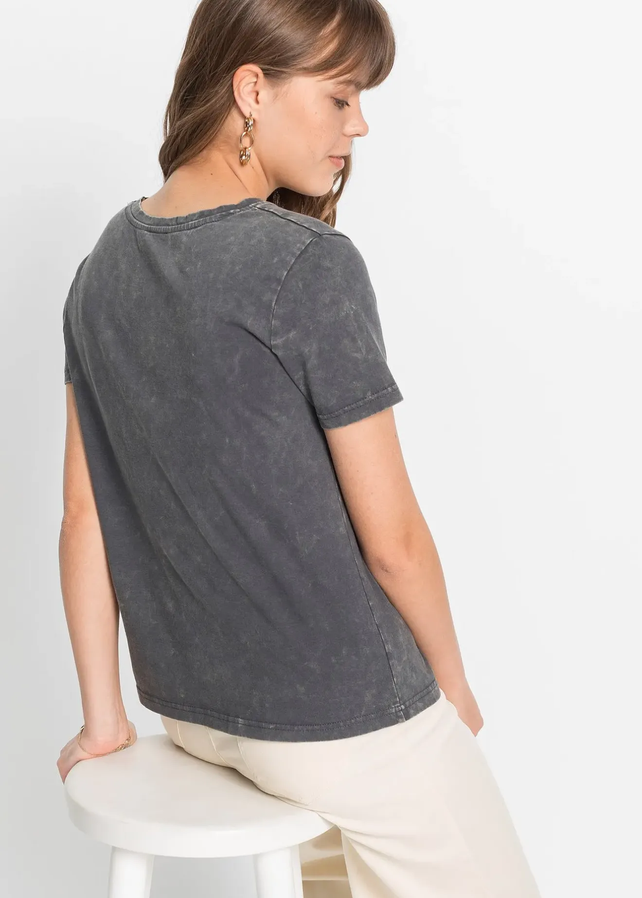 Femme bonprix T-Shirts & Tops|T-shirt 100% coton
