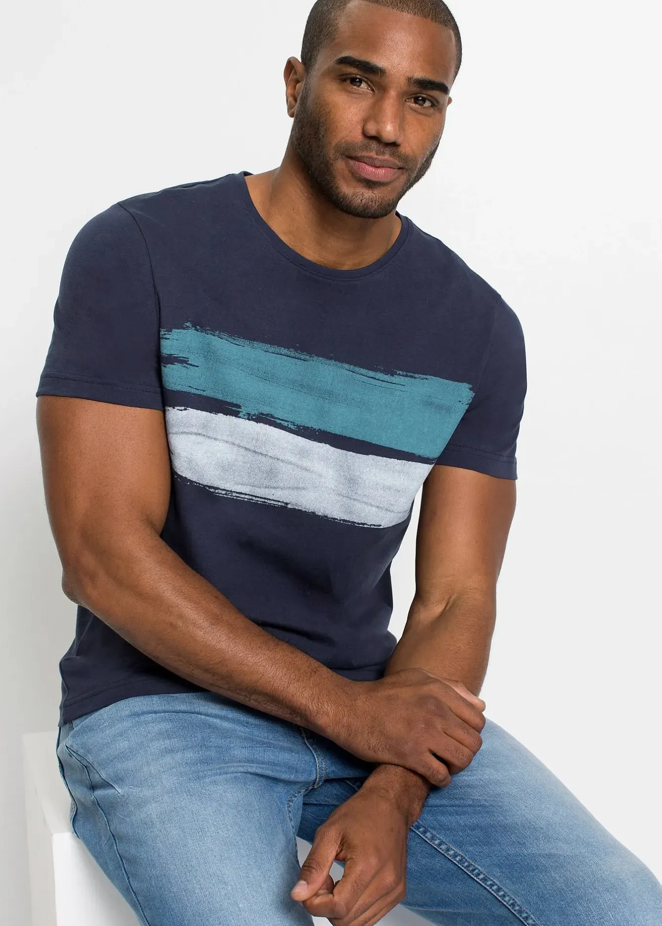 bonprix T-shirt 100% coton|Homme T-Shirts & Polos