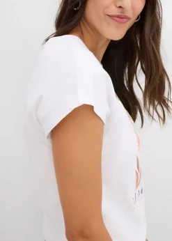 Femme bonprix T-Shirts & Tops|T-shirt 100% coton