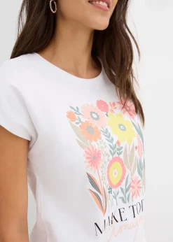 Femme bonprix T-Shirts & Tops|T-shirt 100% coton