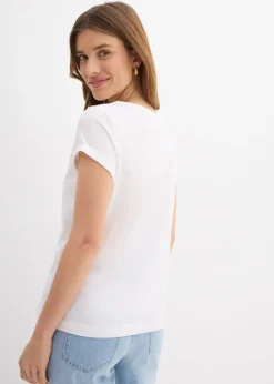 bonprix T-shirt 100% coton|Femme T-Shirts & Tops