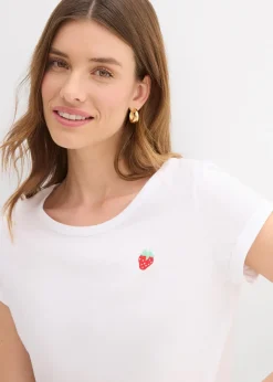 bonprix T-shirt 100% coton|Femme T-Shirts & Tops