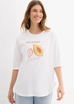 Femme bonprix T-Shirts & Tops|T-shirt 100% coton