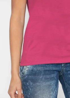 bonprix T-shirt 100% coton|Femme Basiques|T-Shirts & Tops