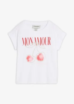 bonprix T-shirt 100% coton|Femme T-Shirts & Tops