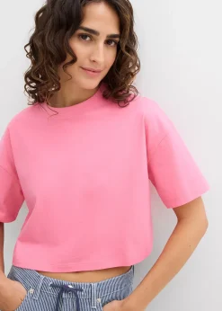 bonprix T-shirt 100% coton|Femme T-Shirts & Tops