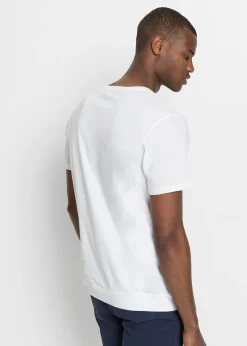 bonprix T-shirt 100% coton|Homme Mode Plage|T-Shirts & Polos