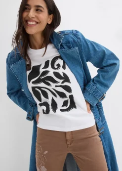 bonprix T-shirt 100% coton|Femme Basiques|T-Shirts & Tops