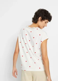 Femme bonprix T-Shirts & Tops|T-shirt 100% coton
