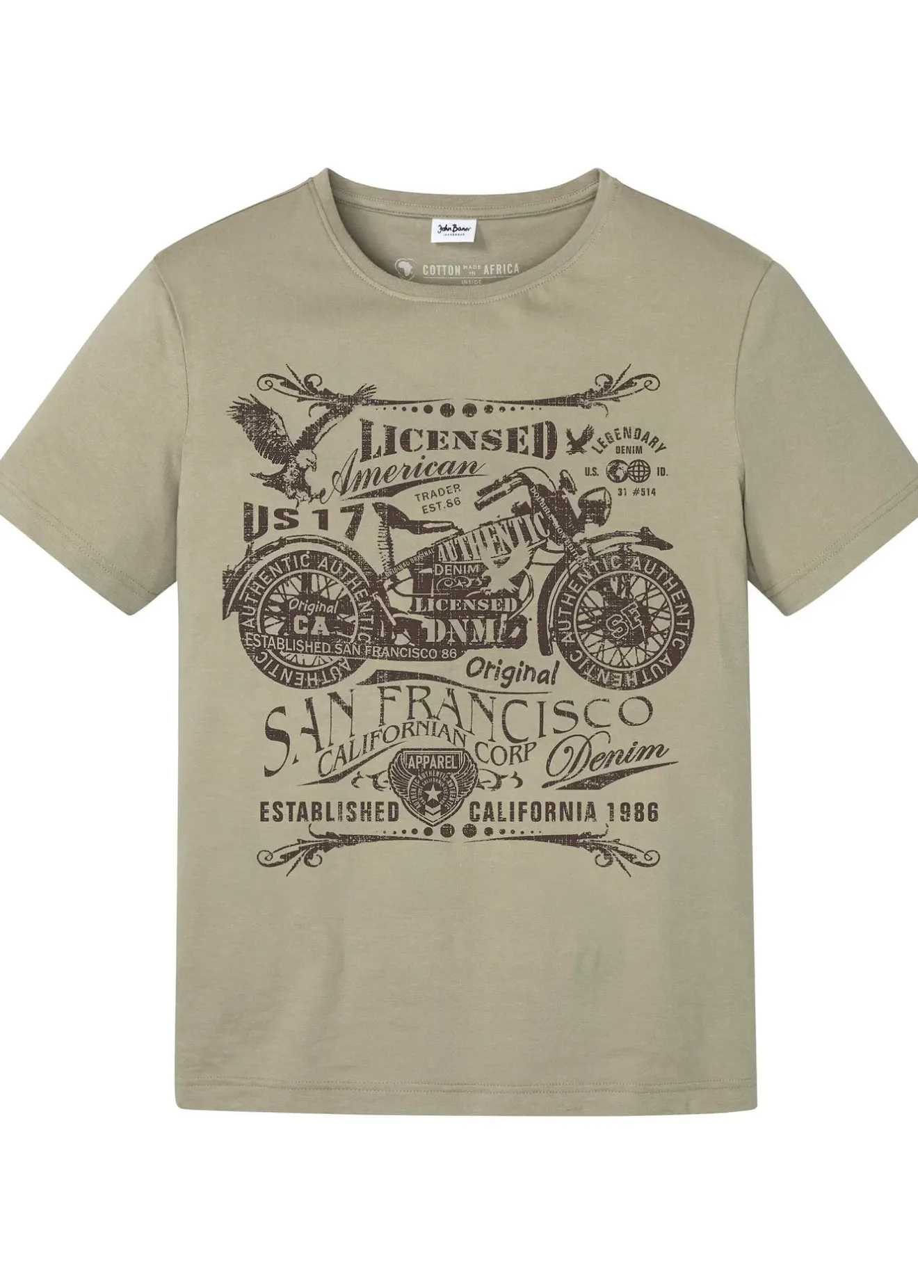 bonprix T-shirt 100% coton|Homme T-Shirts & Polos