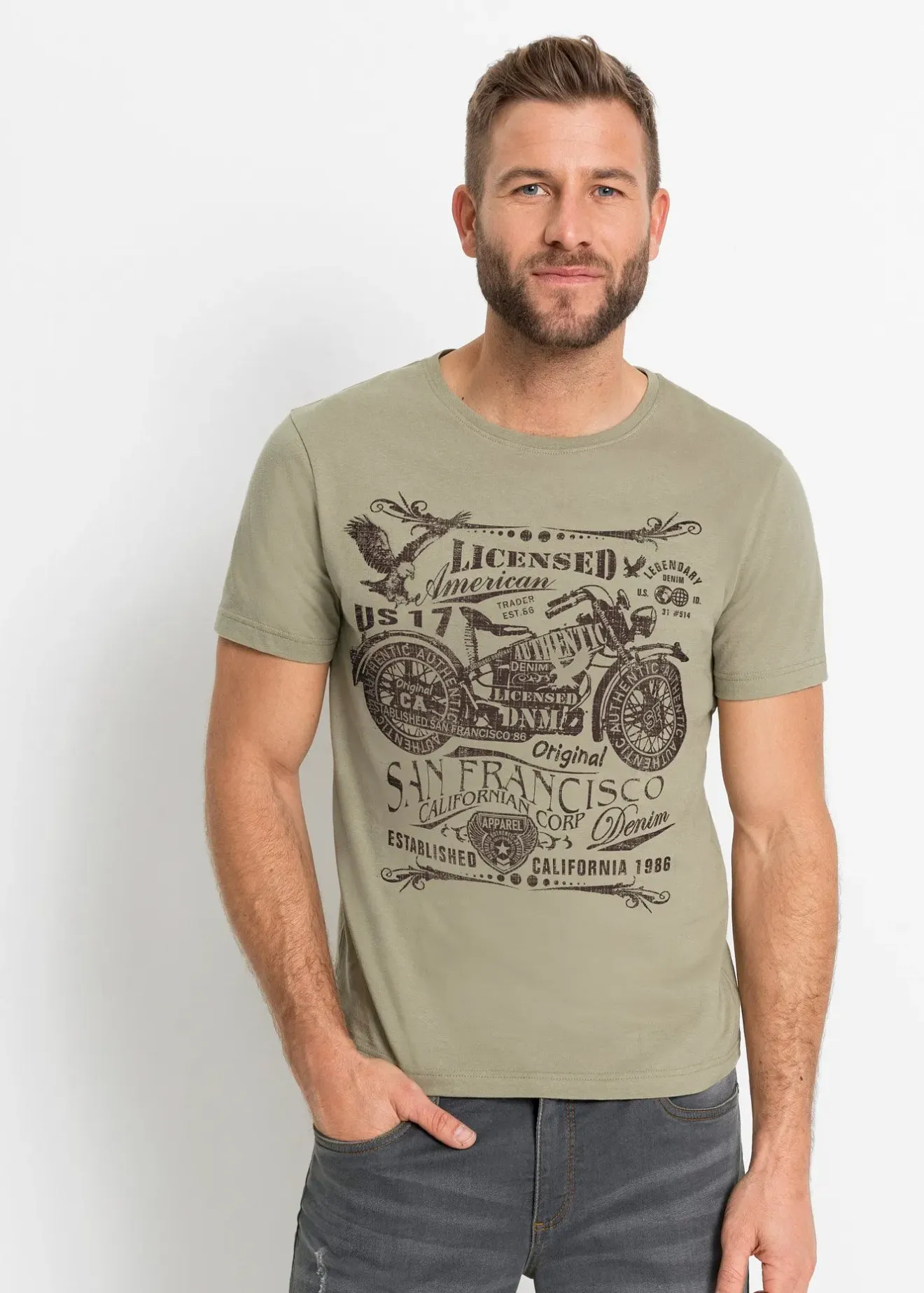 bonprix T-shirt 100% coton|Homme T-Shirts & Polos